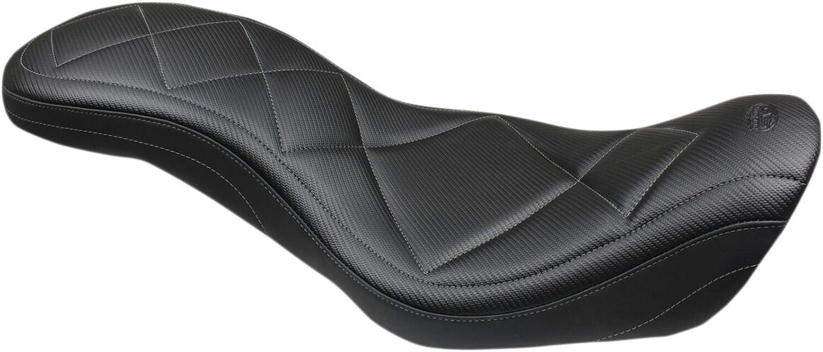 Mustang Super Tripper™ Seat For Harley Davidson FXDB 1690 2006-2017 Black 75229