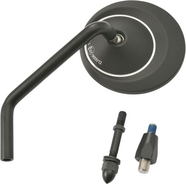 Daytona Aluminum Black Mirror E-marked Black Side View Mirror ROD LEFT 89733