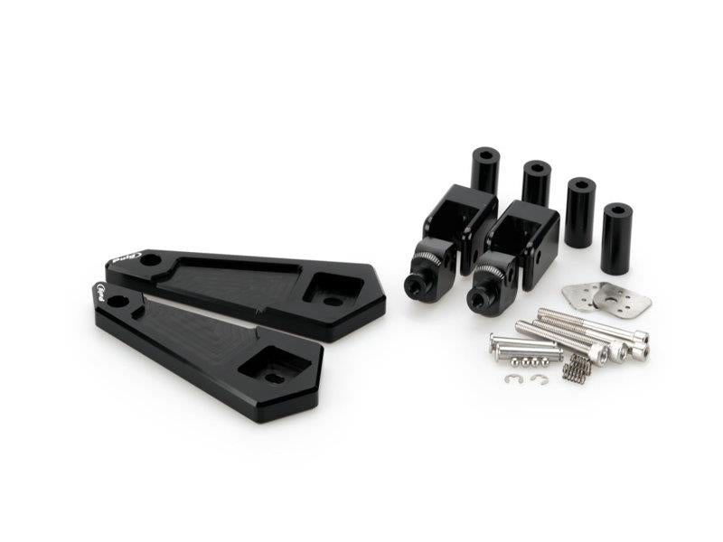 PUIG Footpeg Adaptors Black for Honda X-ADV 21-25 20582N