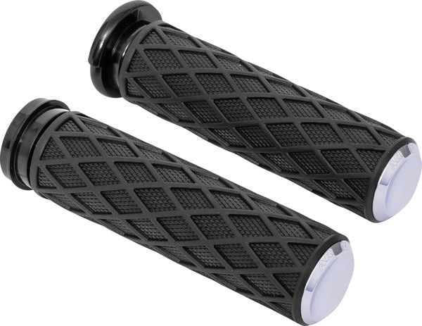 Arlen Ness Diamond Grips Chrome For Harley Davidson FXLRS 1923 07-24 500-008