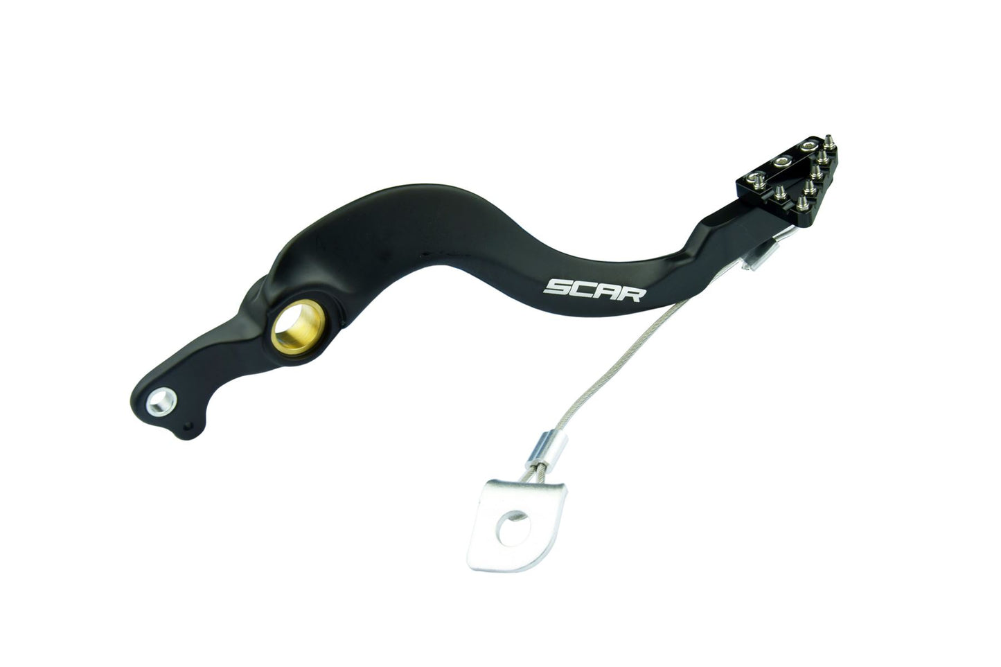 Scar Racing Brake Pedal For Honda CRF 250 R 2005-2024 Black RBP203BK