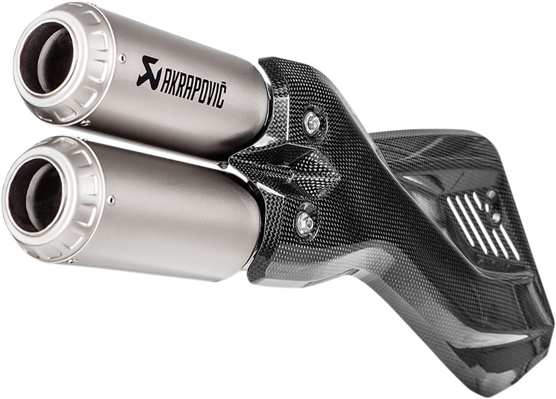 Akrapovic Slip-On Line Muffler TI For Ducati MultiStrada 1200 S ABS 17-20 S-D9SO10-HIFFT