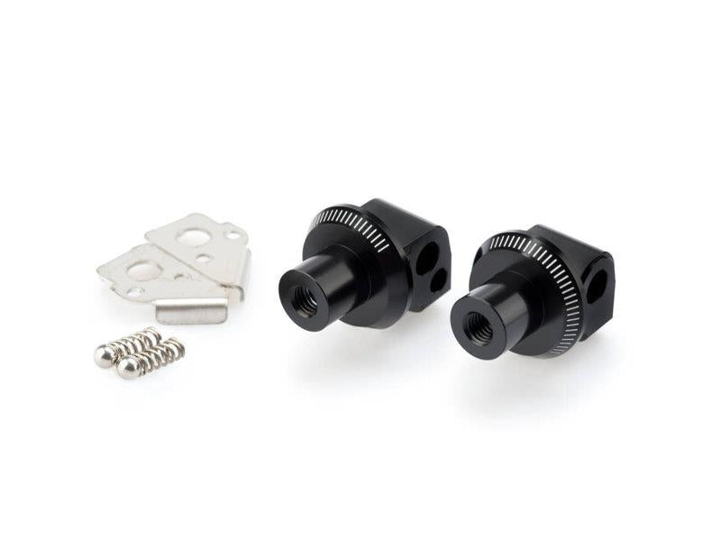 PUIG Pillion Footpeg Adaptors Black for BMW R1200 GS 00-12 7243N