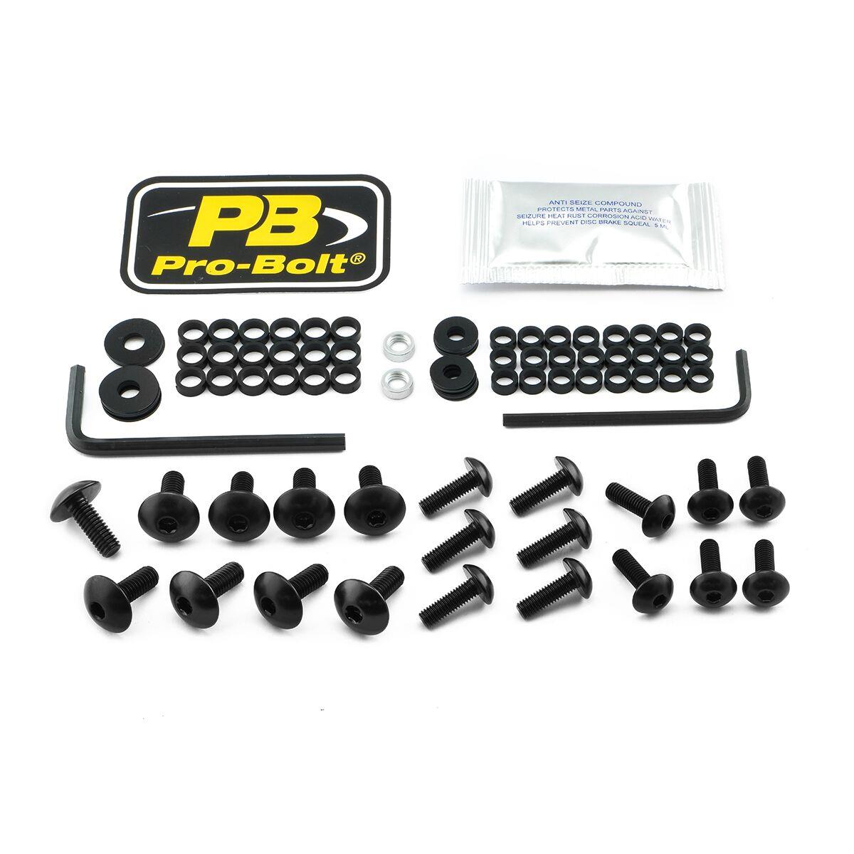 Pro Bolt Aluminium Fairing Bolt Kit For Kawasaki ZX-6 R 636 2013-2019 FKA402BK