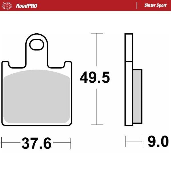Moto-Master RoadPro Sinter Sport For Kawasaki GTR 1400 2006-2022 406805