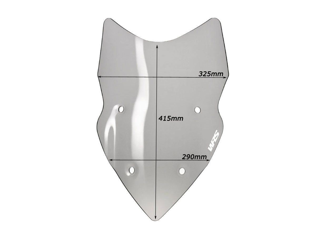 WRS Windscreen Inter Ducati Multistrada 1200 Smoke Du004f