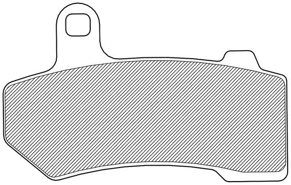 Drag Specialties Harley/Buell Brake Pads For Harley FLHRXS 1868 03-26 FAD409HH