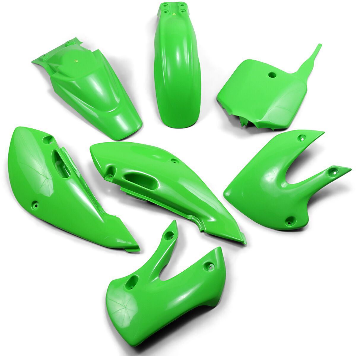 UFO COMPLETE BODY KIT KAWASAKI KLX110 KX-GREEN KA37002026