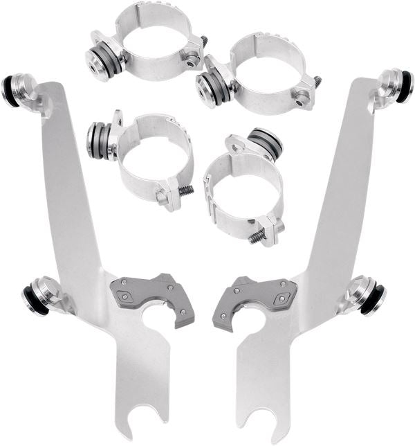 MEMPHIS SHADES Trigger Lock Windshield Mounting Kit Complete Without OEM light bar MEM8928