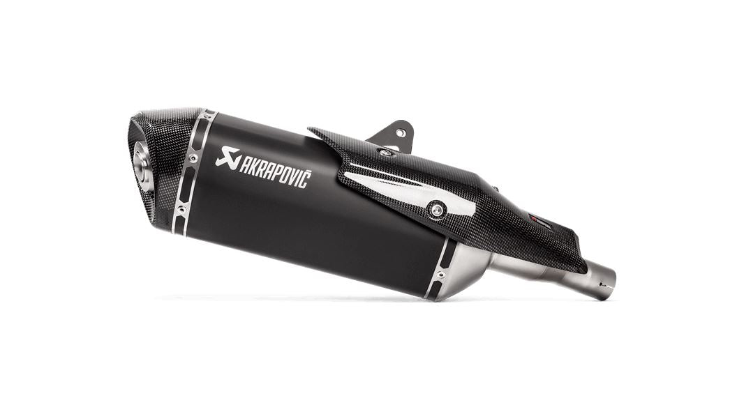 Akrapovic Slip-On Line Muffler TI/CF Black For Honda X-ADV 750 17-23 S-H7SO4-HRTBL