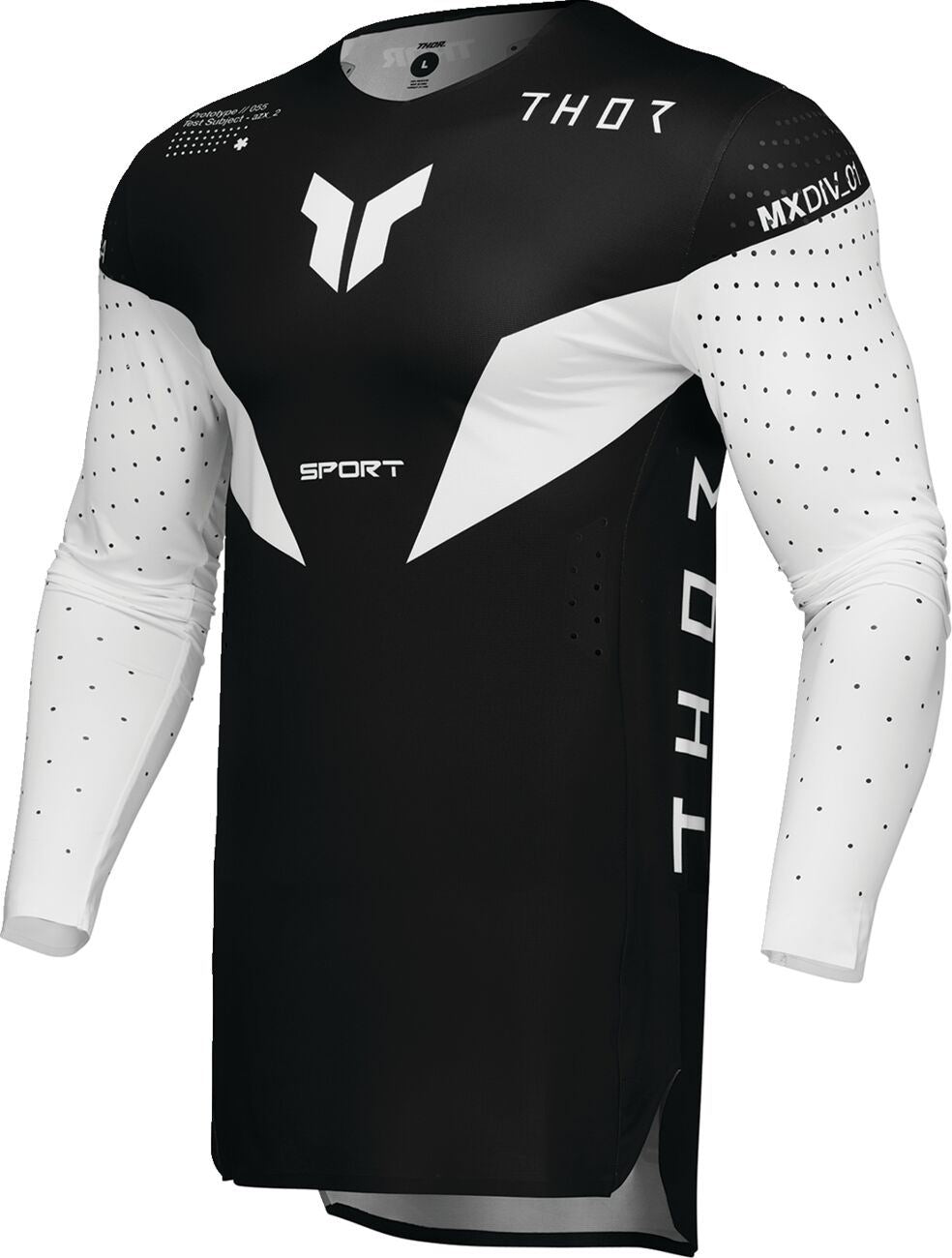 THOR SPORTMODE Strike Jersey BLACK 2024 Model