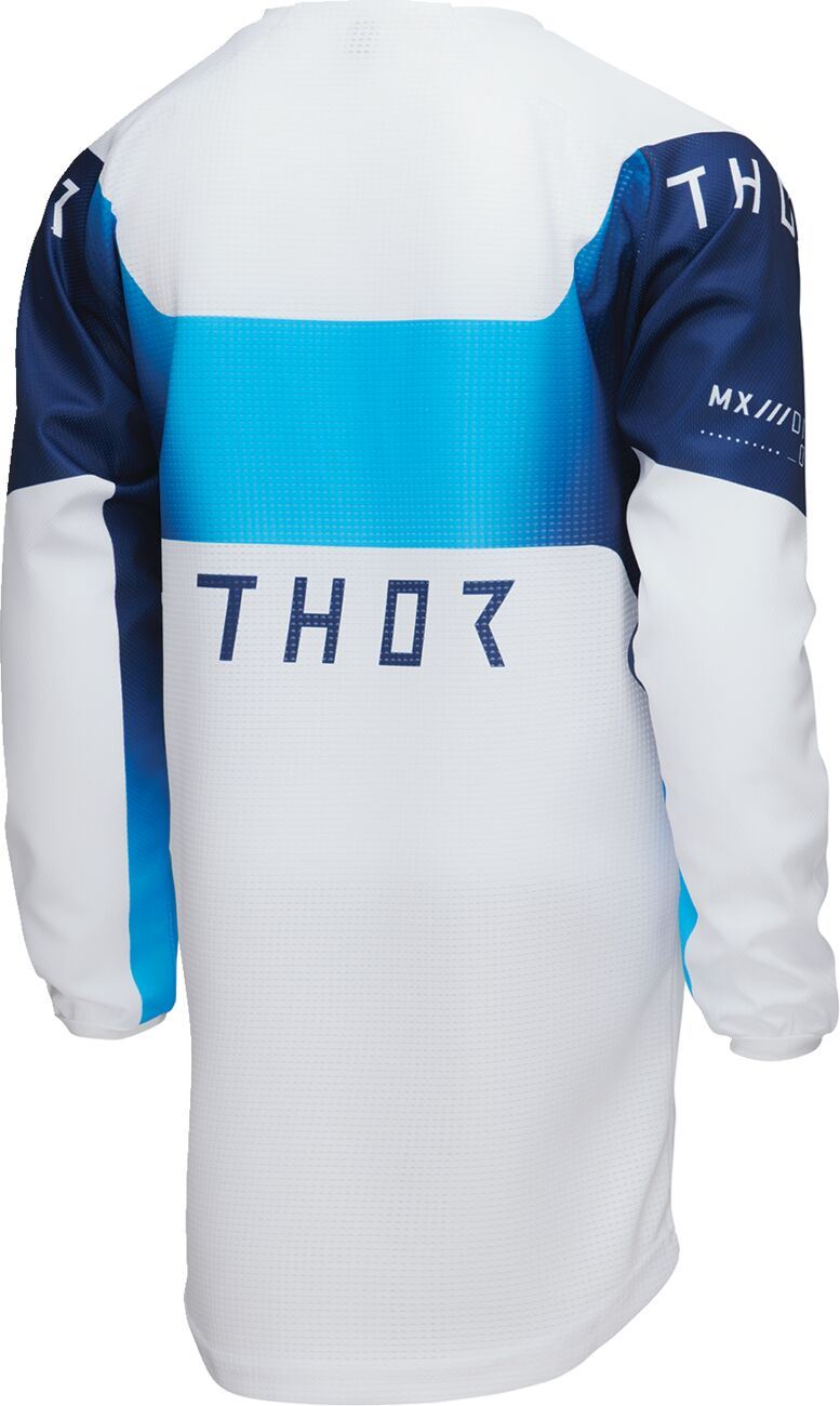 THOR Youth LAUNCHMODE Storm Jersey WHITE 2024 Model