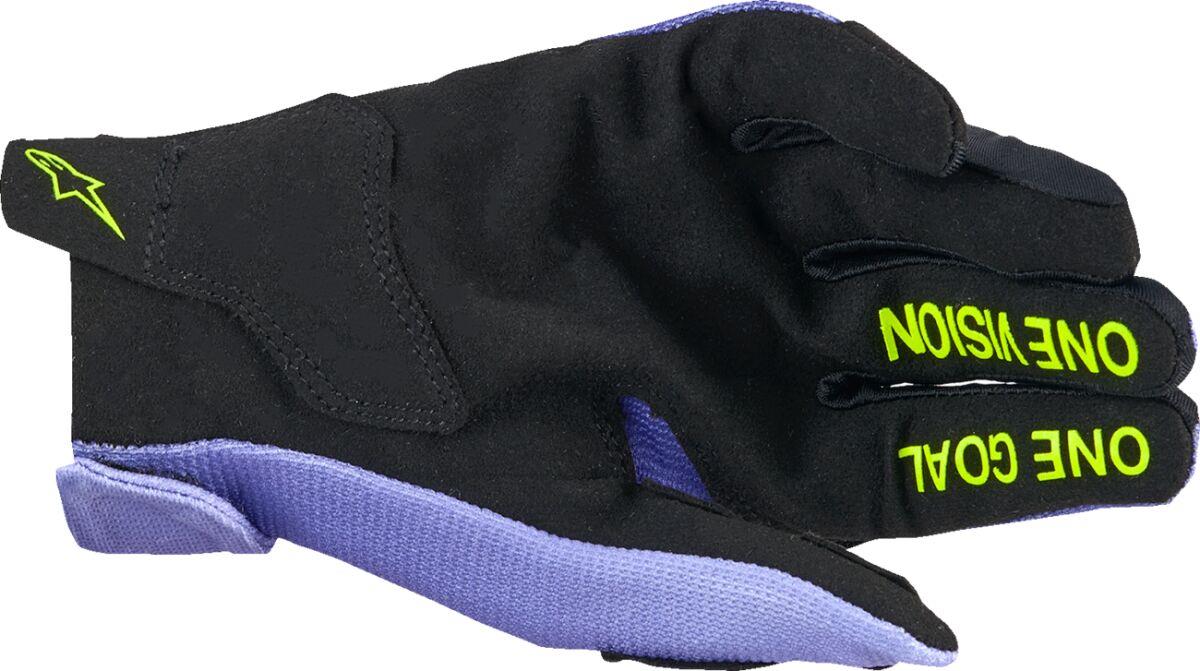 ALPINESTARS Youth Radar Gloves PURPLE/YELLOW 2025 Model
