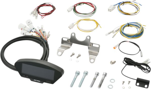 Daytona Waterproof Kit Black Housing Multifunctional Meter Speedometer 89363