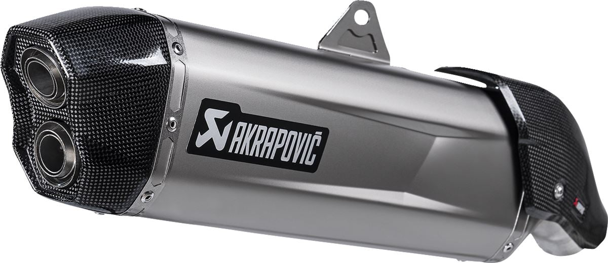 Akrapovic Slip-On Line Muffler TI/CF For Aprilia Tuareg 660 22-24 S-A6SO1-HGJT