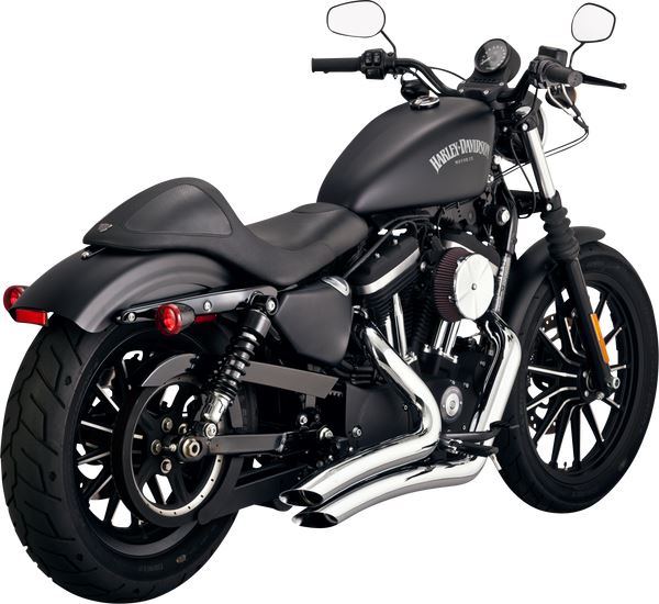 Vance & Hines Big Radius Exhaust System Chrome For HD XL 883 N 14-22 26367