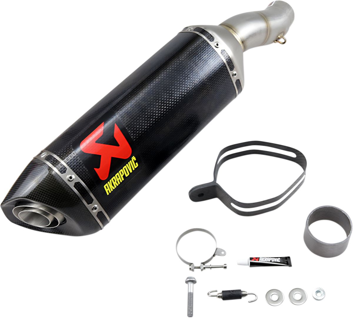 Akrapovic Slip-On Line Muffler CF For Kawasaki ZX-6 R 636 09-24 S-K6SO7-ZC