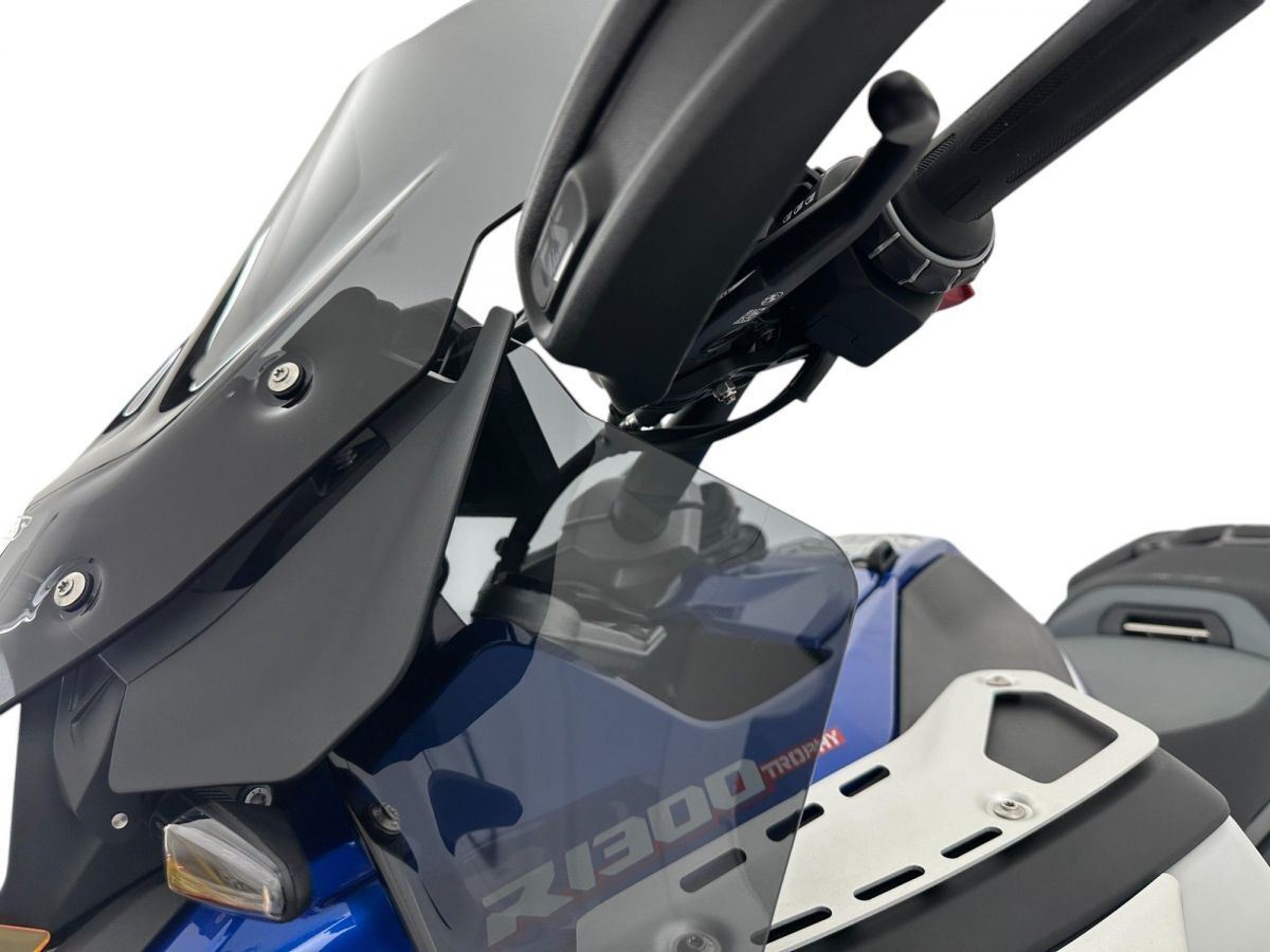 WRS Side Deflectors Larger For BMW R1300GS Adventure Smoke Bm106f