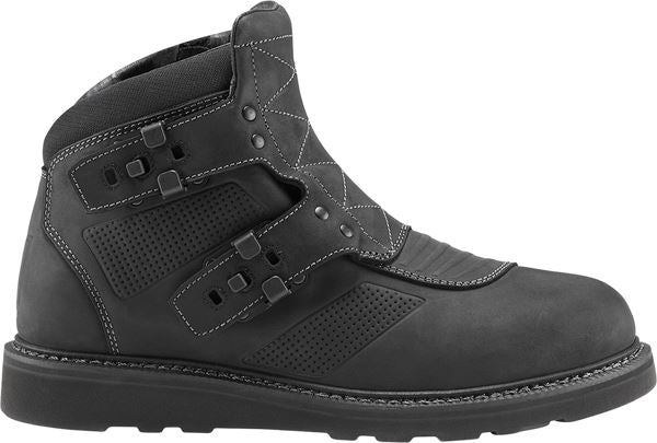 ICON El Bajo2 Motorcycle Boots Black 2023 Model