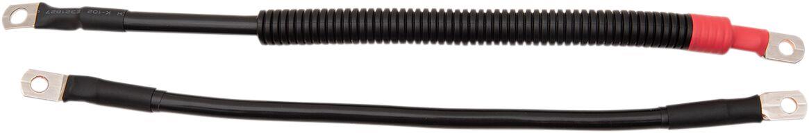 Drag Specialties Battery Cable Set For Harley XL 1200 C 2010-2013 E25-0091B-D6
