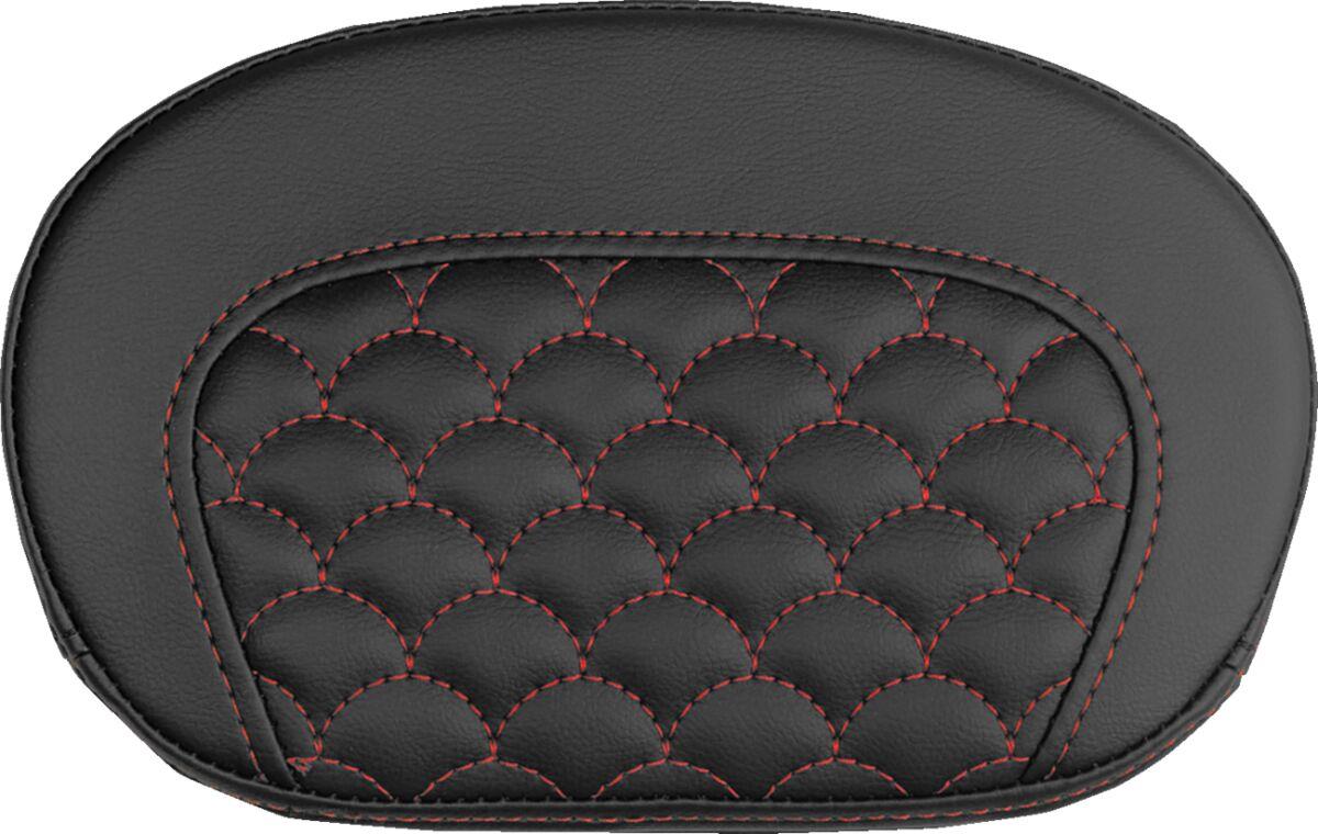 Saddlemen Mini Contour Sissy Bar Pad Black Red Saddlehyde 061020904