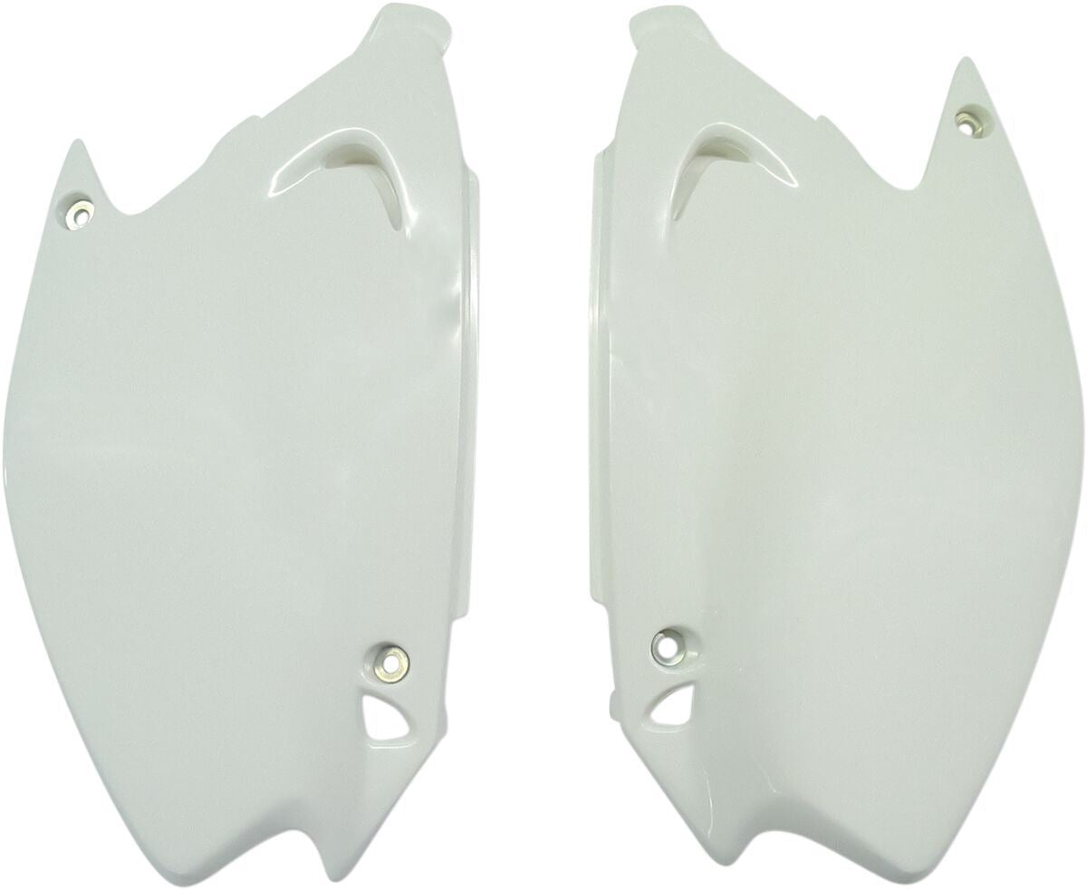 UFO SIDE PANELS KAWASAKI KX125/250 WHITE KA03739-047