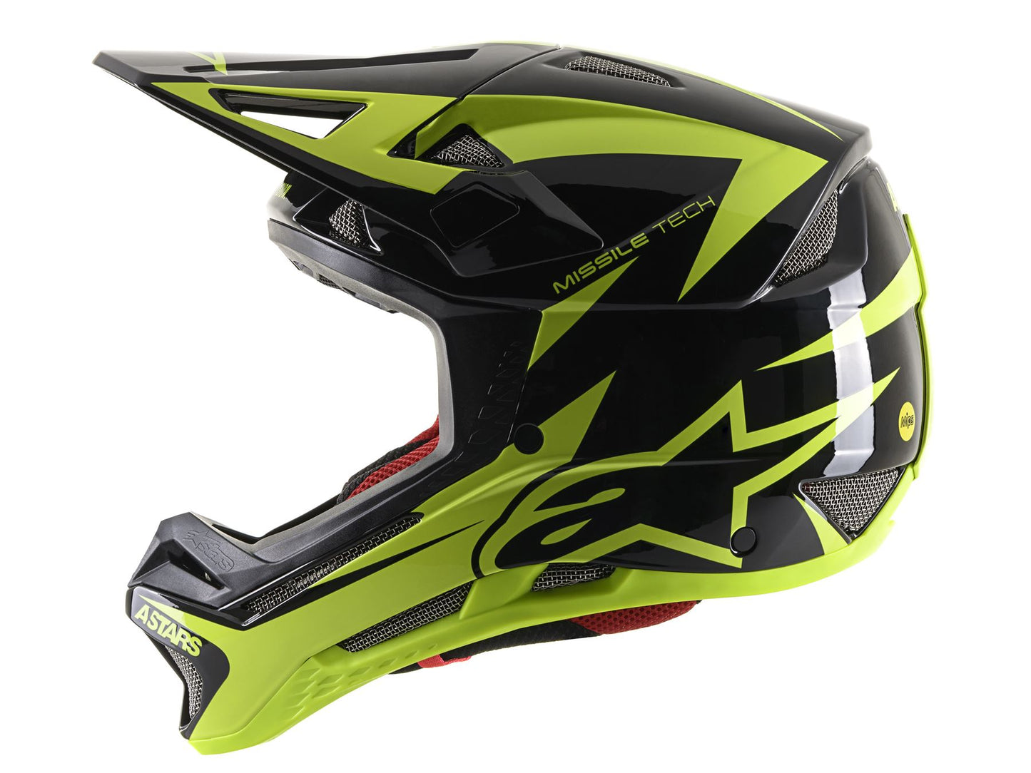 ALPINESTARS Missile Tech MIPS® Yellow & Black MISS-AIR MX Helmet