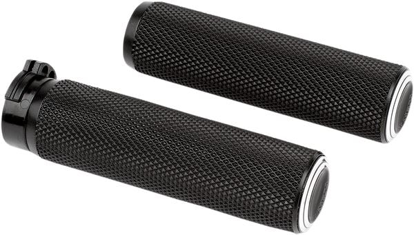 Arlen Ness Dual Ring Grips Black For Harley Davidson XL 883 N 76-22 07-308