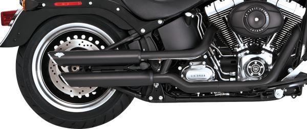 Vance & Hines 3" Twin Slash Slip-On Mufflers For HD FLSTF 1690 07-17 46343