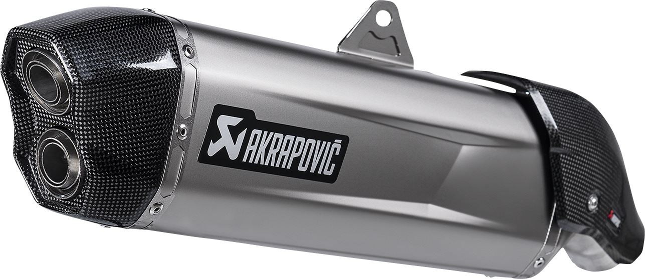 Akrapovic Slip-On Line Muffler TI/CF For Aprilia Tuareg 660 22-24 S-A6SO1-HGJT
