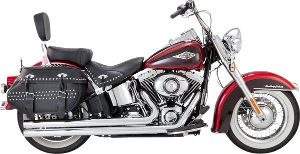 Vance & Hines 2-into-2 Big Shots Exhaust System Chrome For HD FLS 1690 86-17 17323