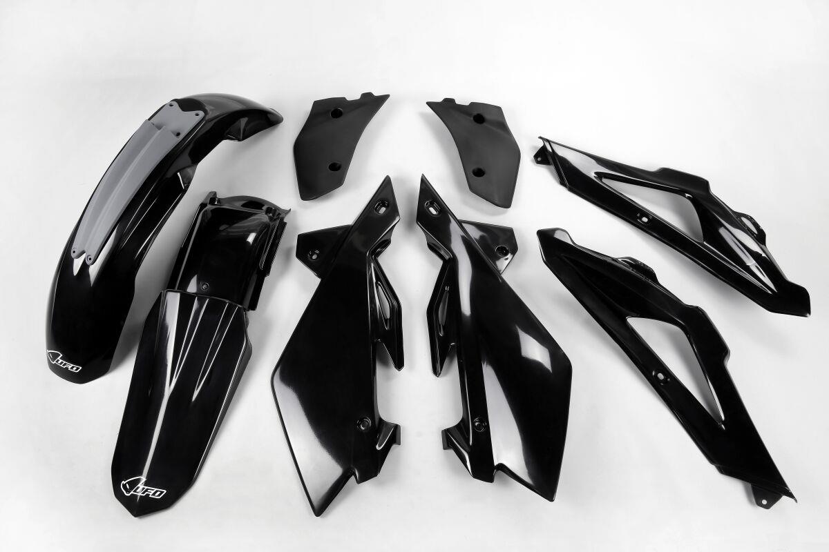 UFO Replacement Body Plastic Kit For Honda CR 125 R 2006-2008 Black HUKIT603@001