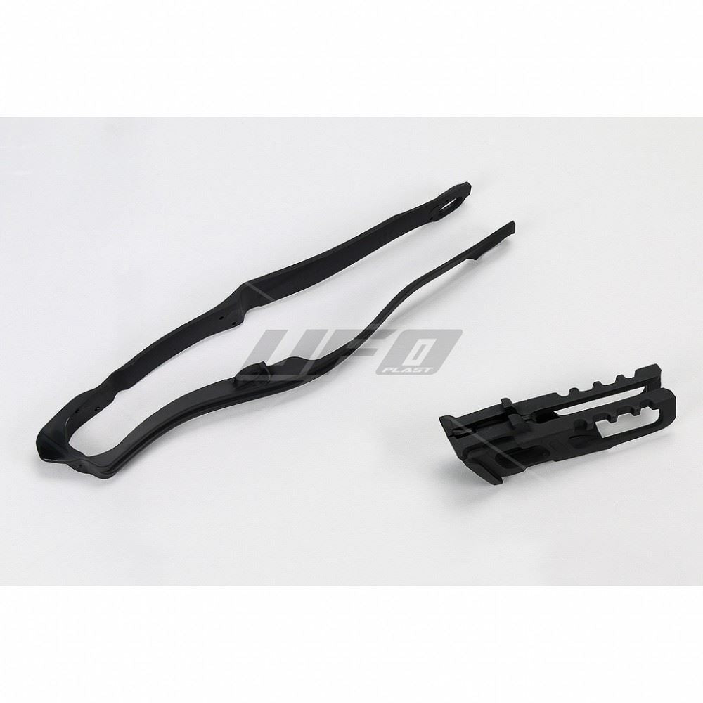 UFO CHAIN GUIDE & SLIDER KIT HONDA CRF BLACK HO04665-001