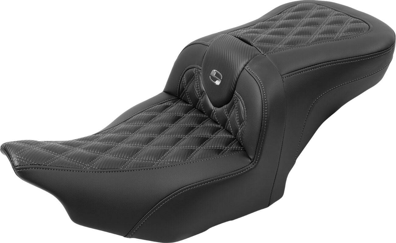 Saddlemen Roadsofa Stitch Seat With Backrest For HD FLTRXSE 1977 23-24 823-07-206B2