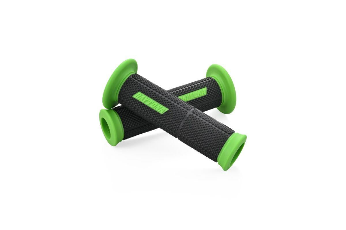 DAYTONA GrippyGrip GGD-Base2 Grips BLACK/GREEN 61814