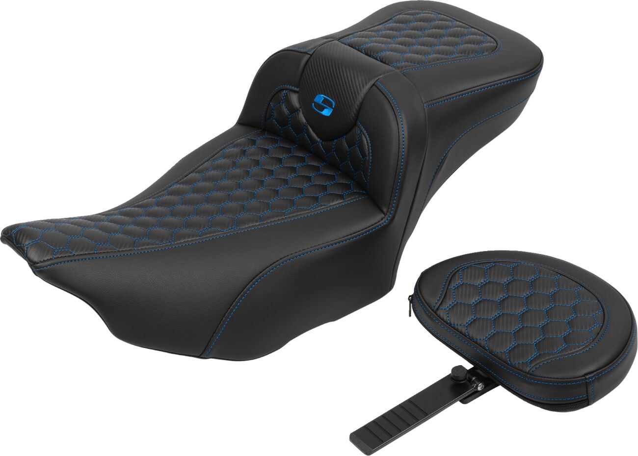 Saddlemen Roadsofa Seat With Backrest For HD FLTRXSE 1977 23-24 823-07-190B1