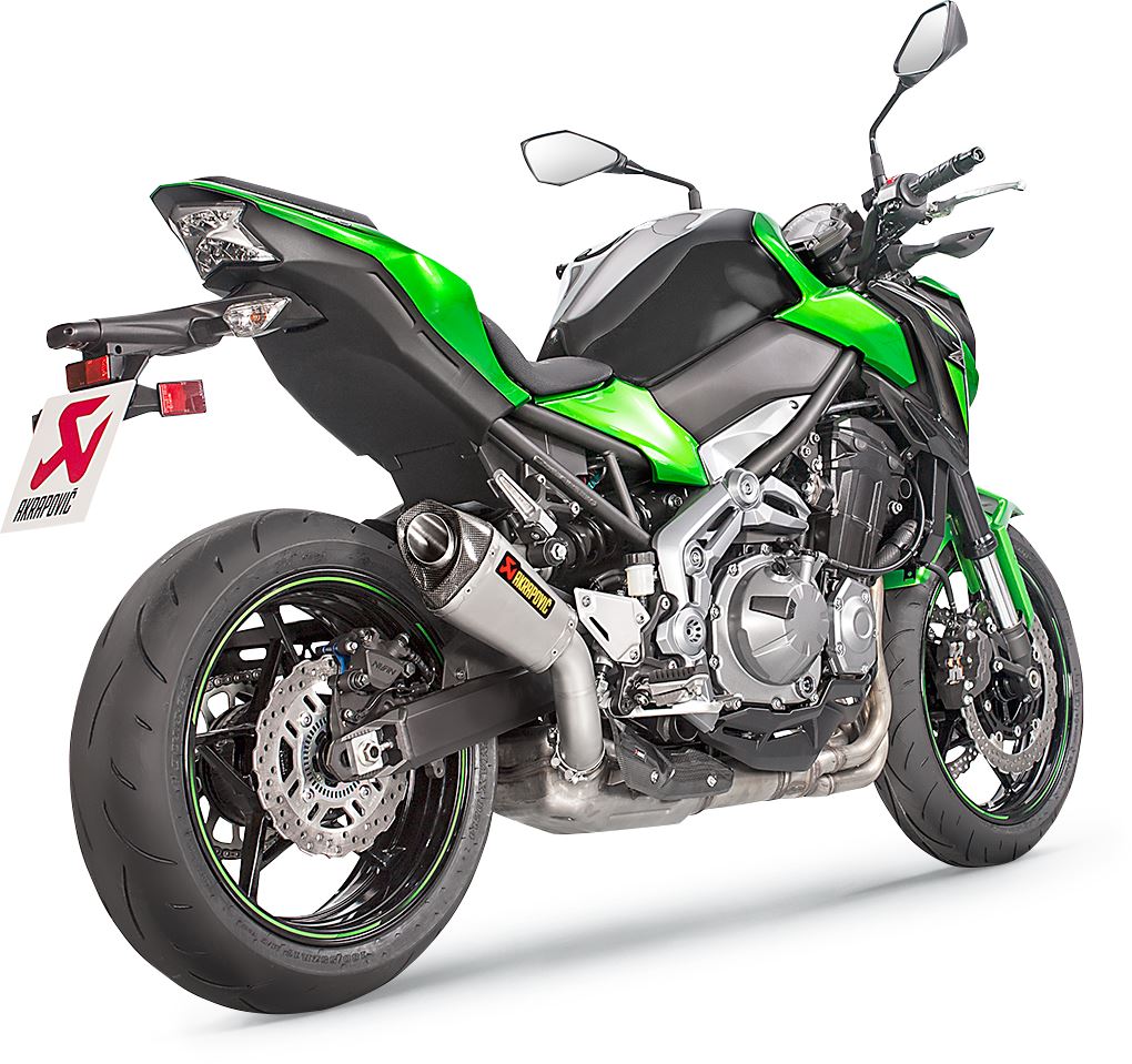 Akrapovic Slip-On Line Muffler Ti/CF For Kawasaki Z 900 17-24 S-K9SO4-ASZT