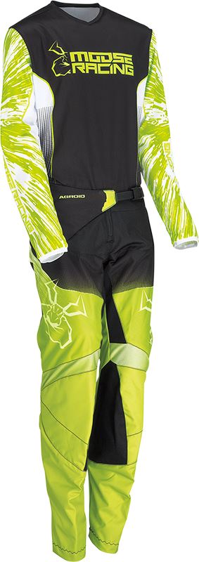 Moose Racing Jersey Youth Agroid Hi-Vis/Black 24 Model