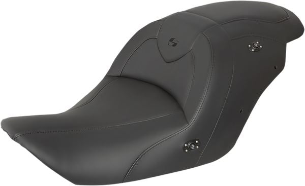 SADDLEMEN Roadsofa™ One-Piece Seat Black Heated Without Backrest H23-20-187HCT