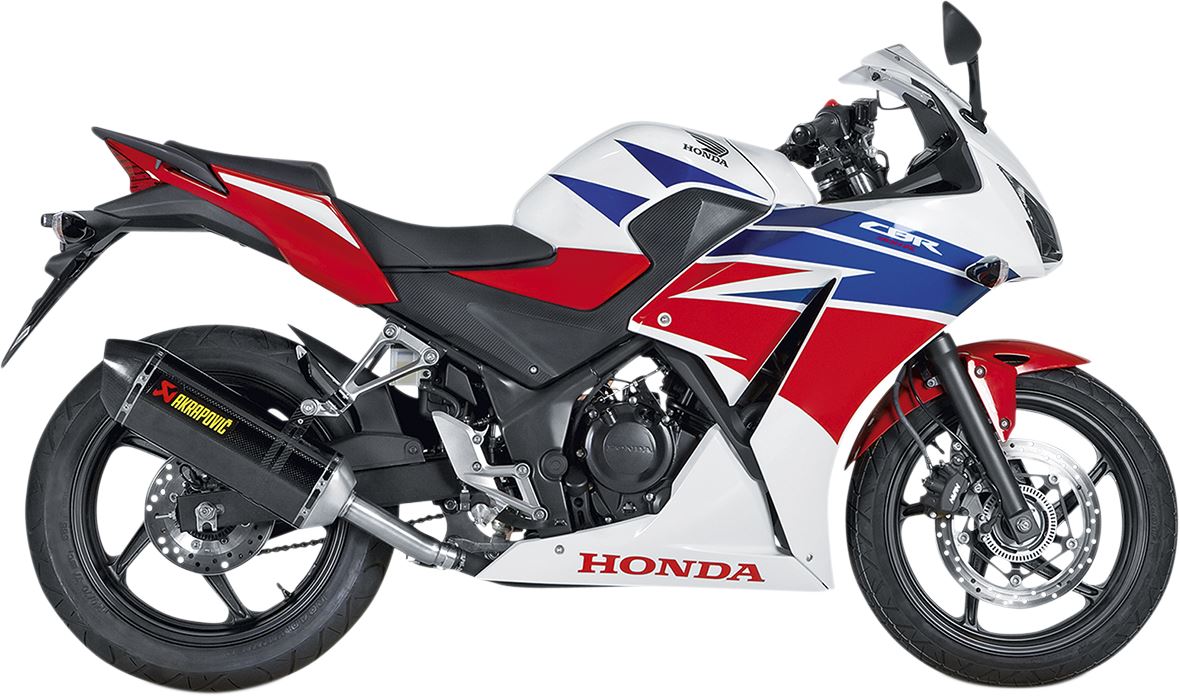 Akrapovic CF Slip-On Line Muffler For Honda CBR 300 R 14-16 S-H3SO3-RC