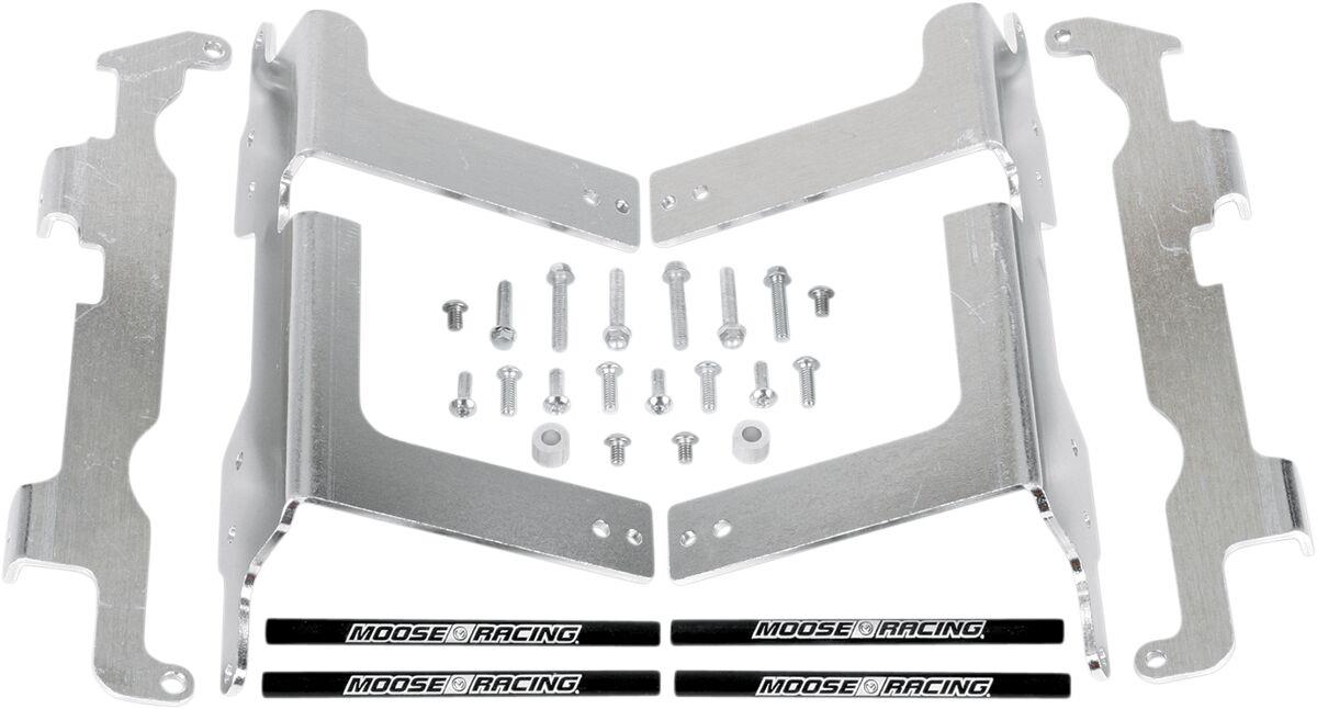 Moose Offroad Radiatior Braces For Honda CRF 250 X 2004-2018 Silver 11-161