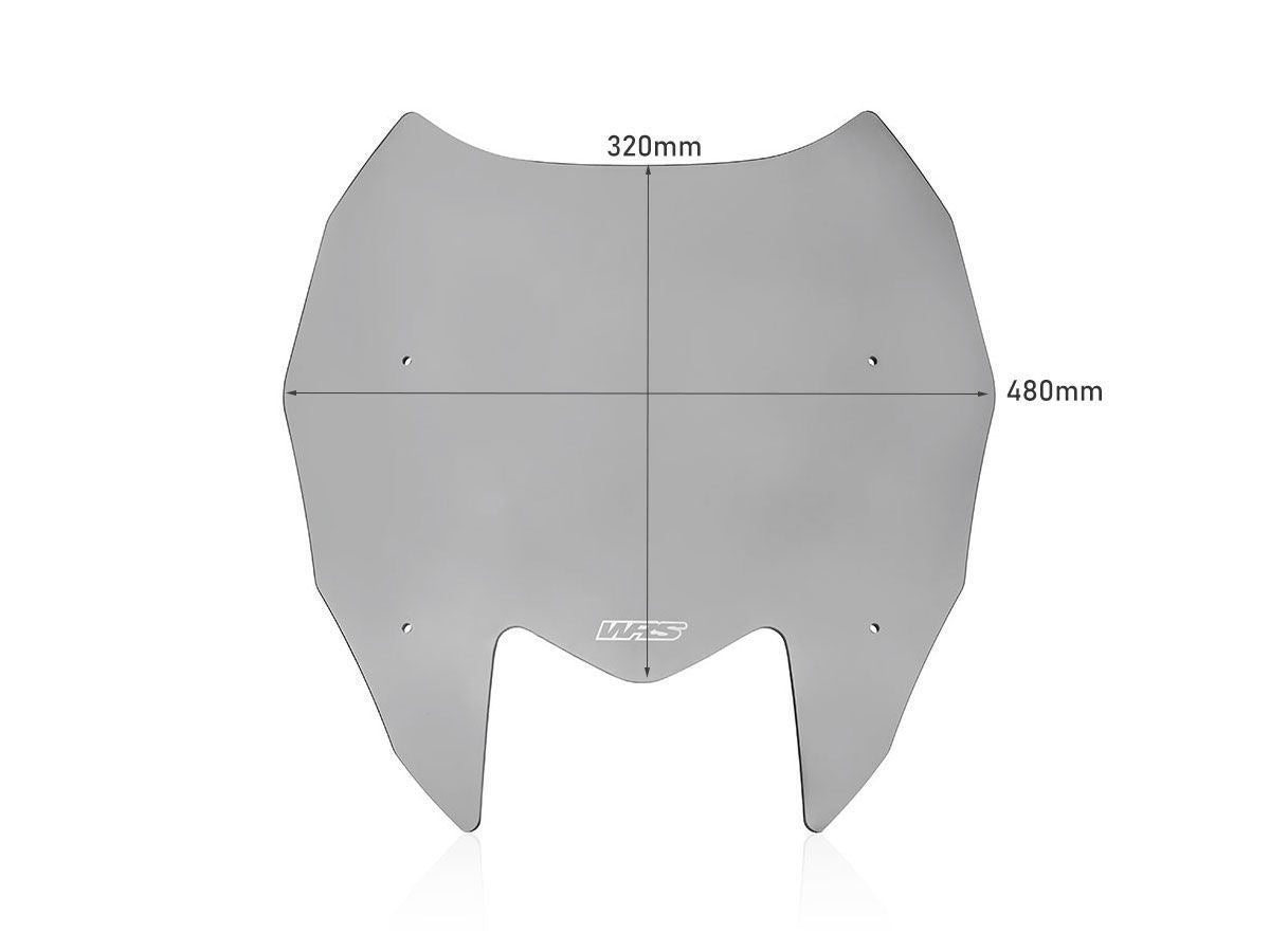 WRS Windscreen Inter Yamaha Tmax560 Smoke Ya023f