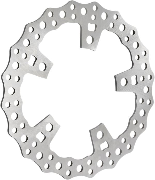 Arlen Ness Jagged Floating Rotor Stainless Steel For HD FLTRXSE 1977 06-24 02-788