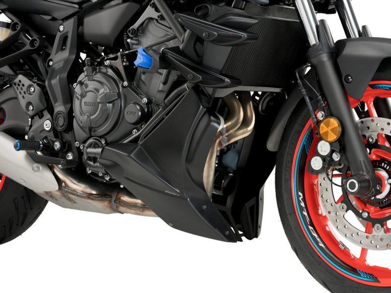 PUIG Engine Spoiler Matt Black for Yamaha MT-07/MT-07 Pure 21-24 20624J