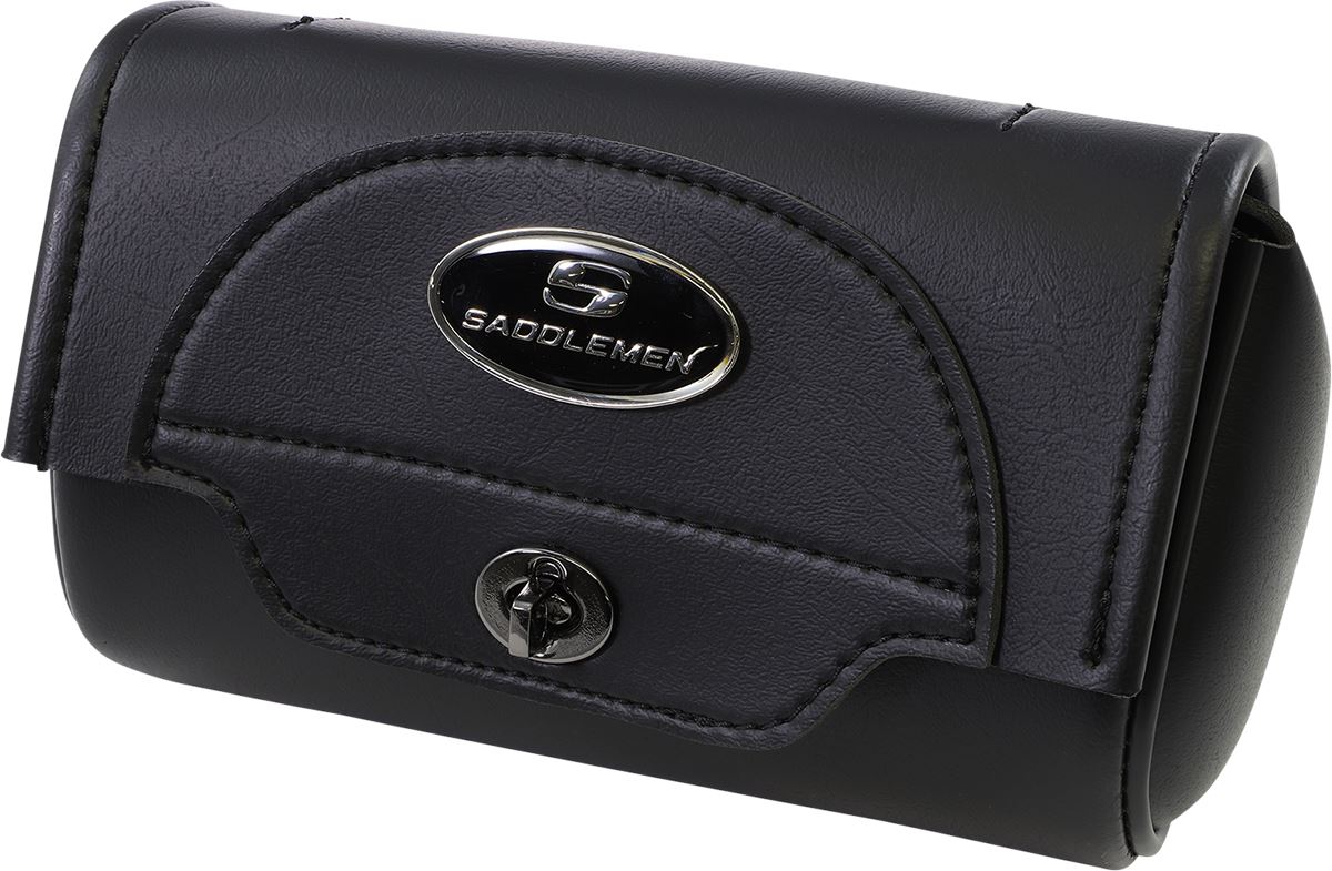 Saddlemen Synthetic Leather Med Smooth Tool Bag Black Finish Universal 3510-0038
