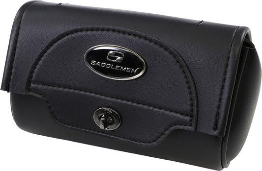 Saddlemen Synthetic Leather Med Smooth Tool Bag Black Finish Universal 3510-0038