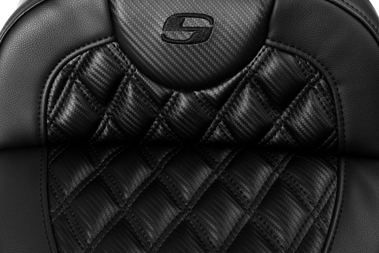 Saddlemen Roadsofa Leather Seat Heated Extended Reach Without Backrest For Harley Davidson FLHXS 1868 ABS 08-23 808-07B-207A0