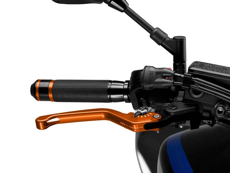 Puig Fixed V3 Brake (Orange Lever With Blue Selector) Silver 7646W
