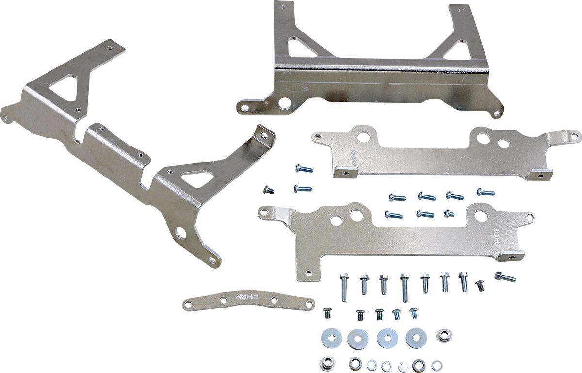 Moose Offroad Radiatior Braces For Beta RR 125 2020-2023 Silver 11-4120