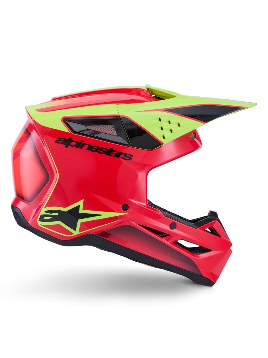 ALPINESTARS SM3 Fray Helmet RED/YL/BLK 2025 Model